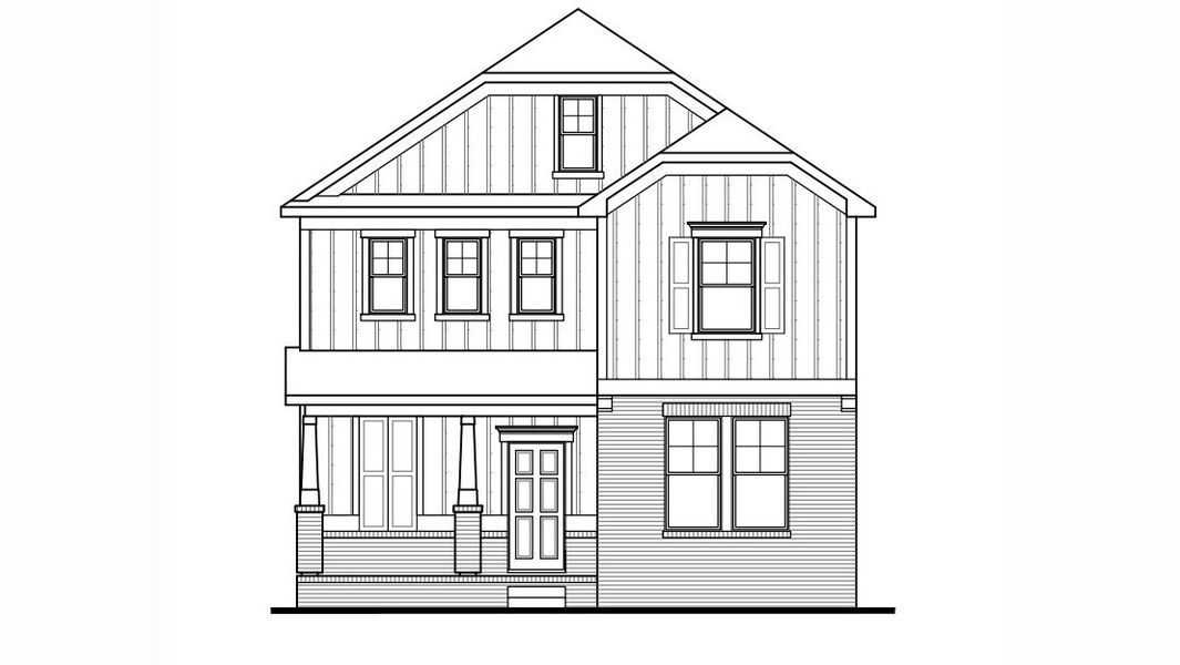 Representative exterior photo of a completed home built from the Alec by D.R. Horton in Oak Grove Hill, Huntersville, NC (Image 6).