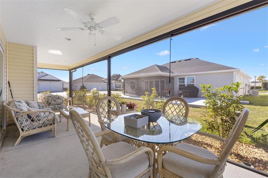 Exterior details and patio area of a home in , The Villages (Image 3).