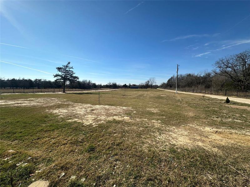Front Yard looking back toward front gate