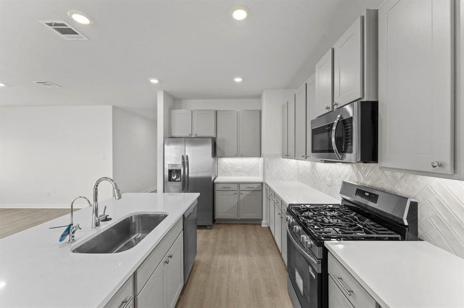Furnished interior view inside a new home in , Dayton (Image 7).