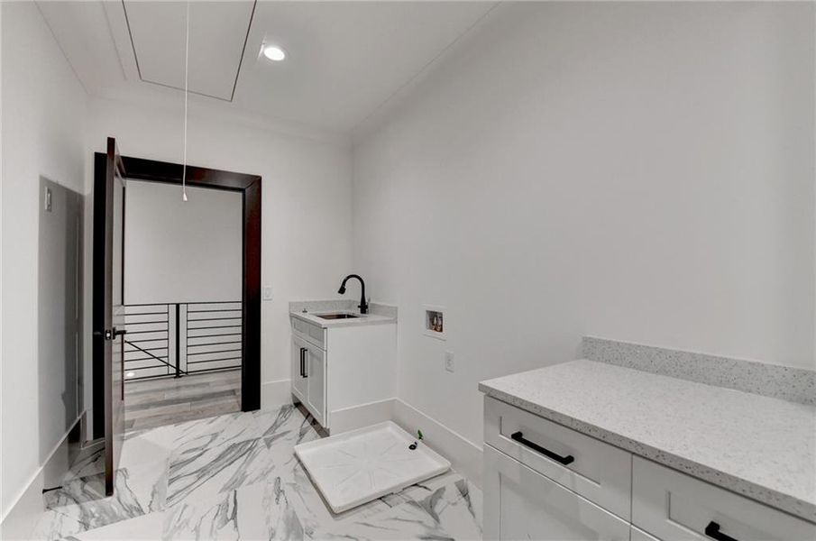 Furnished interior view inside a new home in , Buford (Image 14).