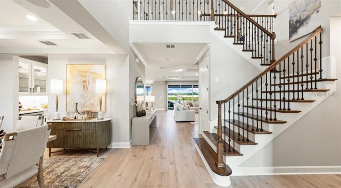 Furnished interior view inside a new home in Firethorn, Parrish (Image 9).