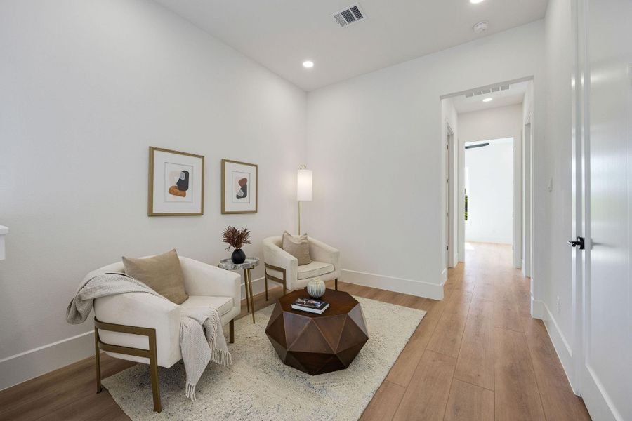 Furnished interior view inside a new home in , Houston (Image 25).
