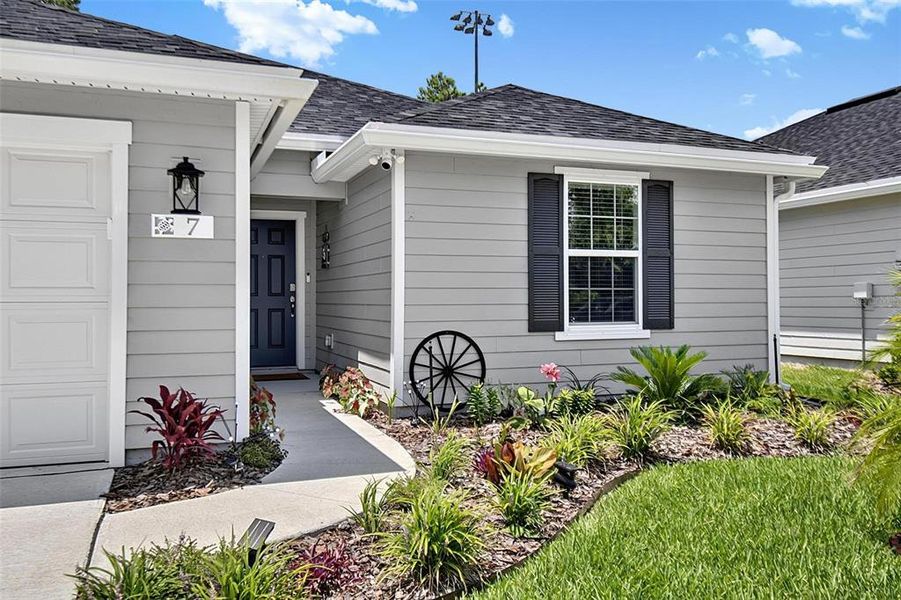 Exterior details and patio area of a home in , Flagler Beach (Image 32). Exterior details and patio area of a home in , Flagler Beach (Image 32).