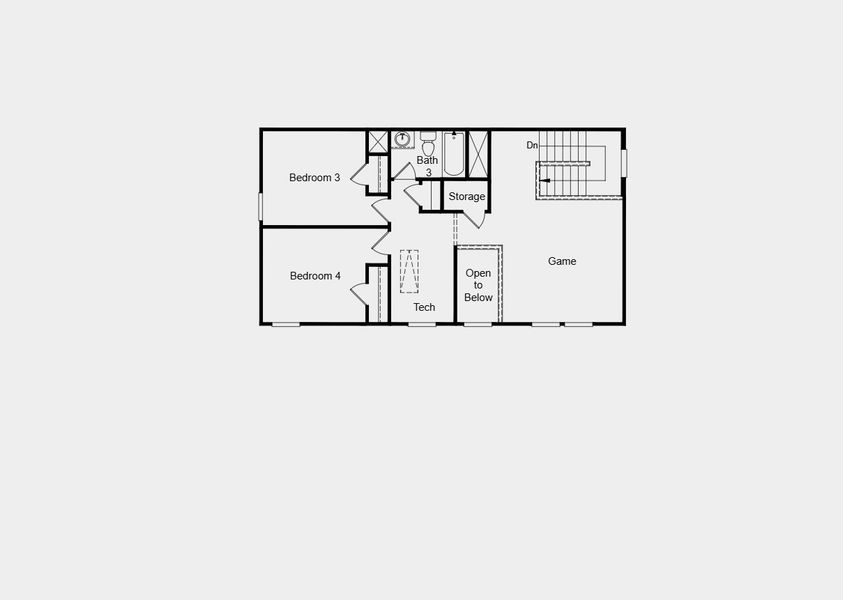 2D floor plan layout for the Robin by Taylor Morrison in Turner's Crossing 50s, Austin, TX (Image 7). 2D floor plan layout for the Robin by Taylor Morrison in Turner's Crossing 50s, Austin, TX (Image 7).