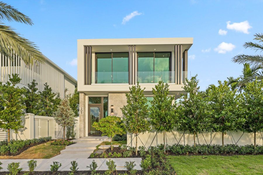 Front exterior of a new home in , Delray Beach, FL, highlighting curb appeal (Image 18).
