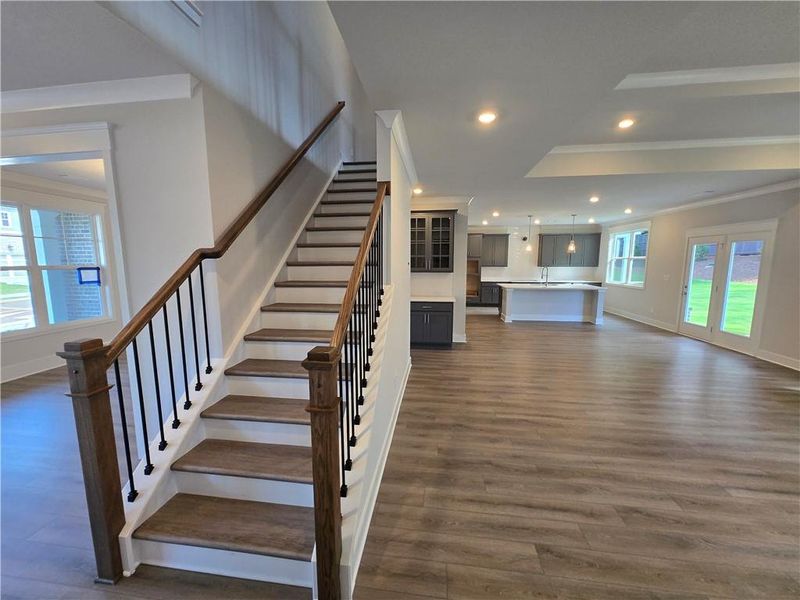 Spacious, unfurnished interior of a new home in Pinecrest Ridge, Dacula (Image 31). Spacious, unfurnished interior of a new home in Pinecrest Ridge, Dacula (Image 31).