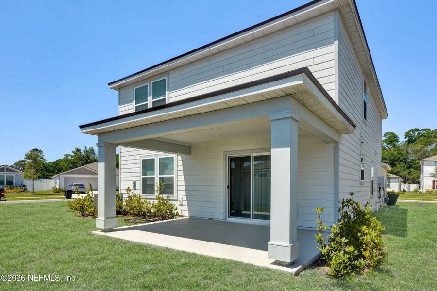 Exterior details and patio area of a home in , Jacksonville (Image 25).