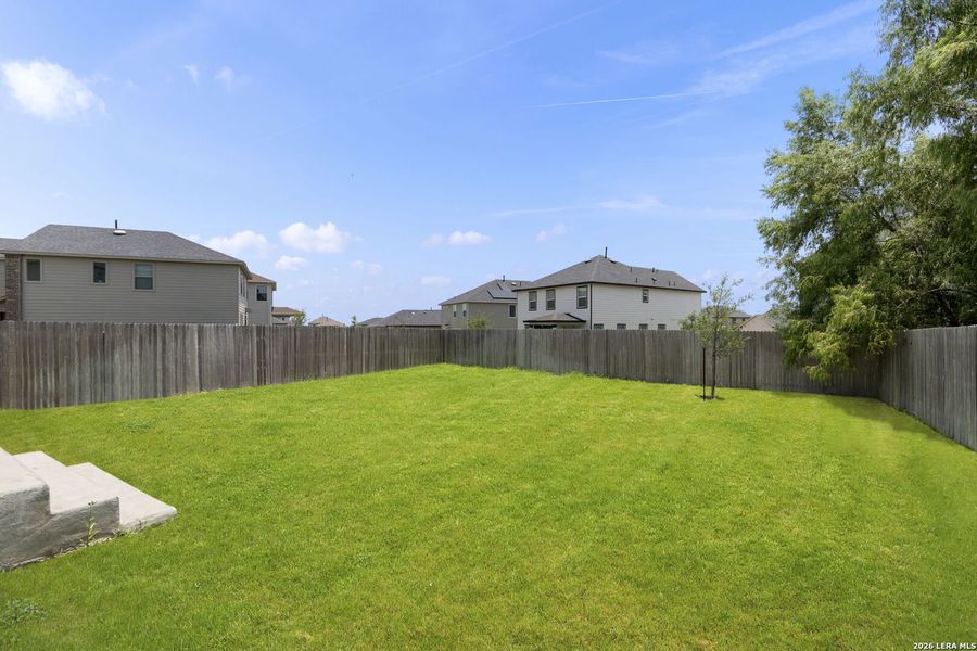 Exterior details and patio area of a home in Parklands, Schertz (Image 29).