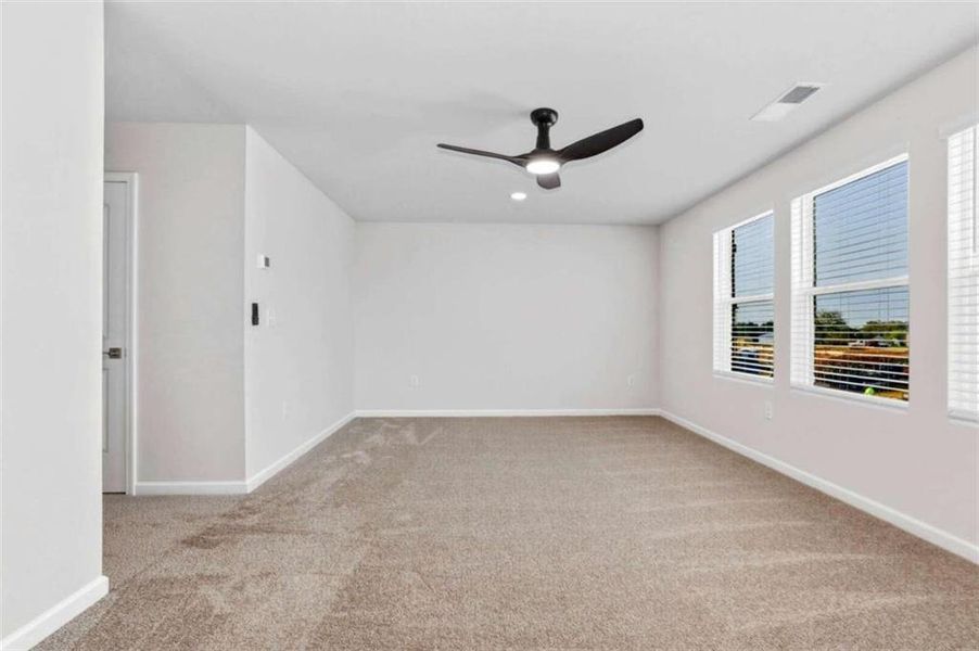 Spacious, unfurnished interior of a new home in Parkway James, Snellville (Image 14). Spacious, unfurnished interior of a new home in Parkway James, Snellville (Image 14).