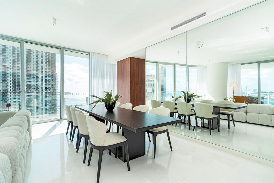 Furnished interior view inside a new home in , Miami (Image 6).