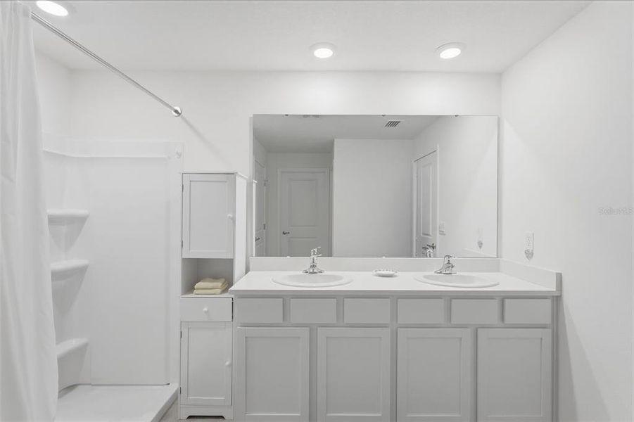 Furnished interior view inside a new home in Twisted Oaks, Wildwood (Image 17).