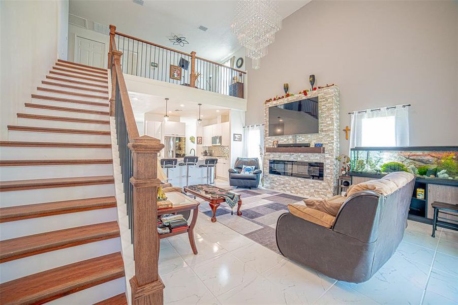 Furnished interior view inside a new home in , Spring Hill (Image 16). Furnished interior view inside a new home in , Spring Hill (Image 16).