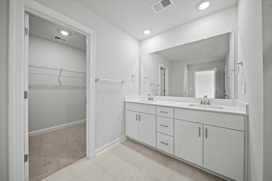 Furnished interior view inside a new home in Village at White Pine, Pendleton (Image 12).