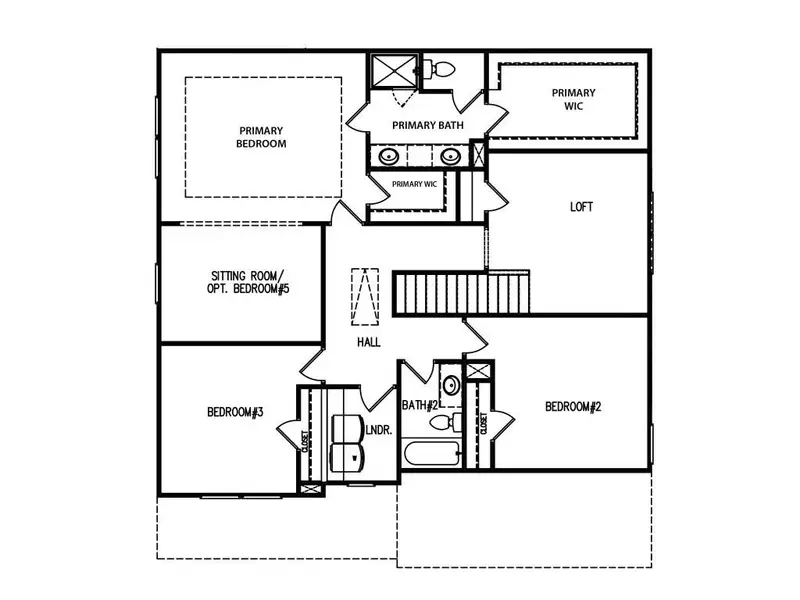 2D floor plan layout of this home in Red Bird Manor, Jefferson, GA (Image 3).