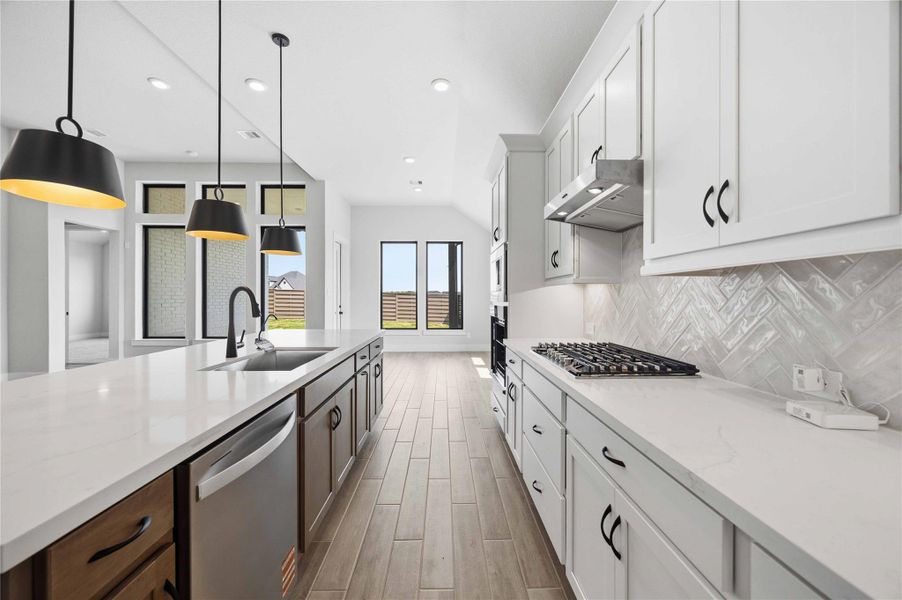 Furnished interior view inside a new home in , Richmond (Image 5).