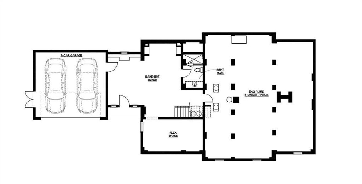 2D floor plan layout of this home in , Atlanta, GA (Image 5).