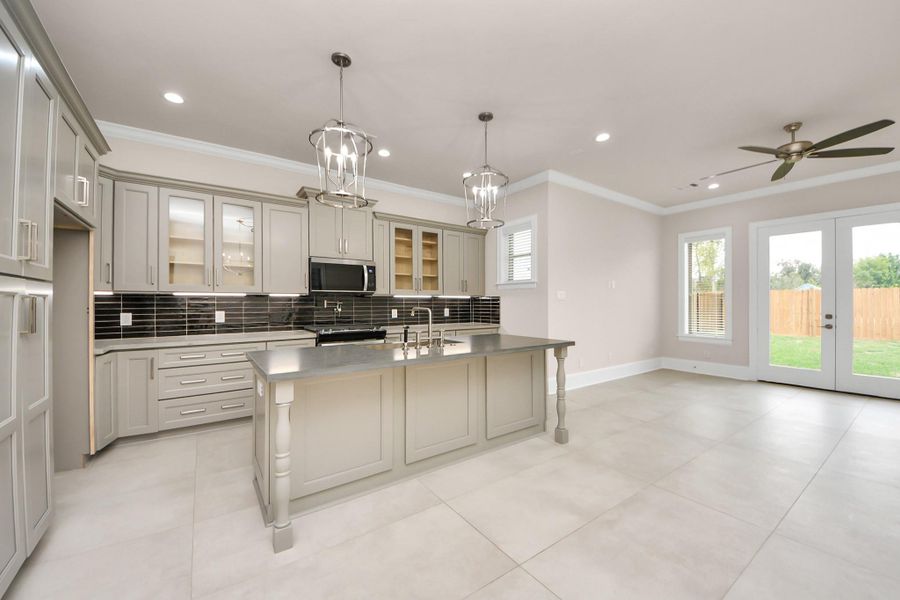 Furnished interior view inside a new home in , Houston (Image 10).