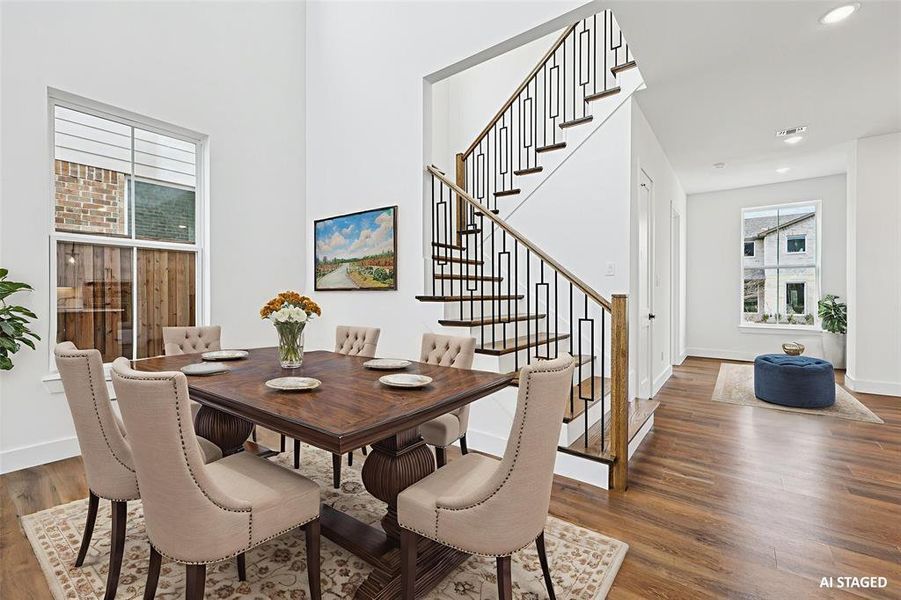Furnished interior view inside a new home in , Rowlett (Image 7). Furnished interior view inside a new home in , Rowlett (Image 7).