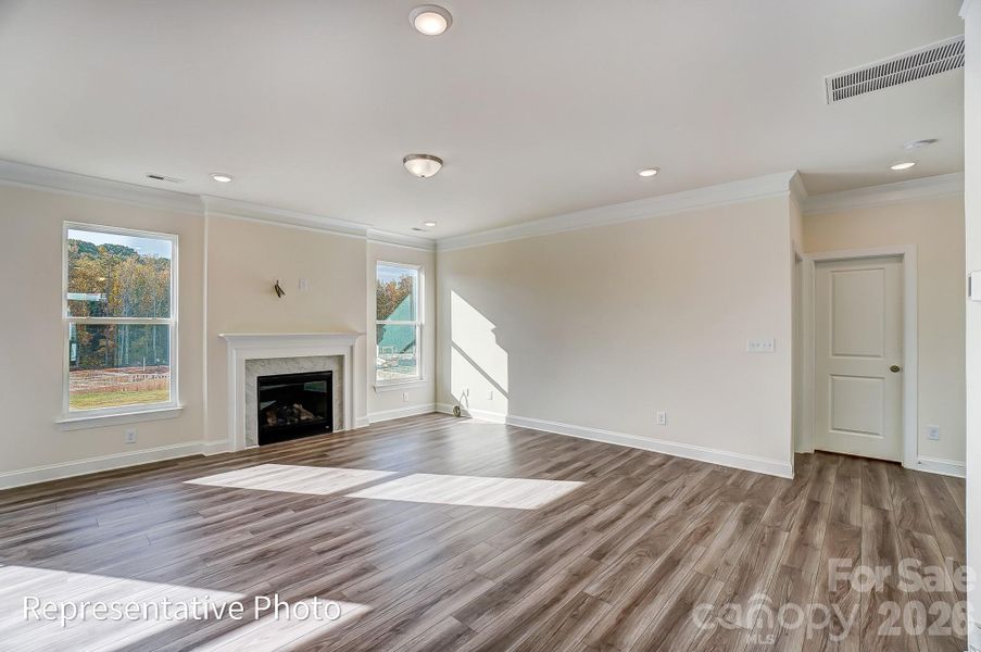 Spacious, unfurnished interior of a new home in Enclave at Riverdale, Huntersville (Image 26).