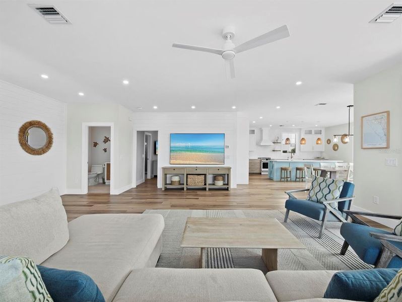 Furnished interior view inside a new home in , Longboat Key (Image 8).