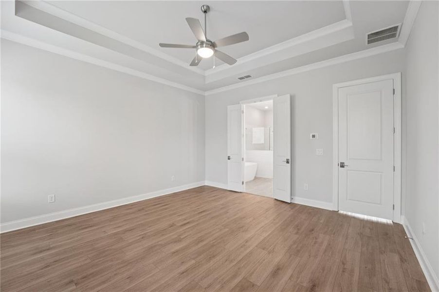 Spacious, unfurnished interior of a new home in Promenade at Sawnee Village, Cumming (Image 37).