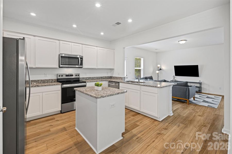Furnished interior view inside a new home in , Charlotte (Image 10).
