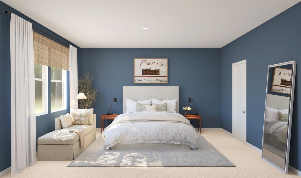 Primary suite with private bath Primary suite with private bath