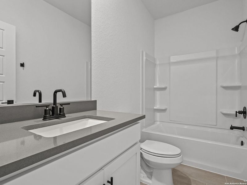 Furnished interior view inside a new home in Horizon Pointe, San Antonio (Image 15). Furnished interior view inside a new home in Horizon Pointe, San Antonio (Image 15).