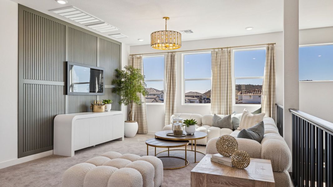 Representative furnished interior of a home built from the Apache by D.R. Horton in The Ridge at Stone Butte, Phoenix (Image 33).