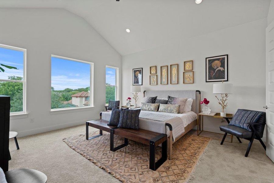 Furnished interior view inside a new home in Agave, Austin (Image 19).