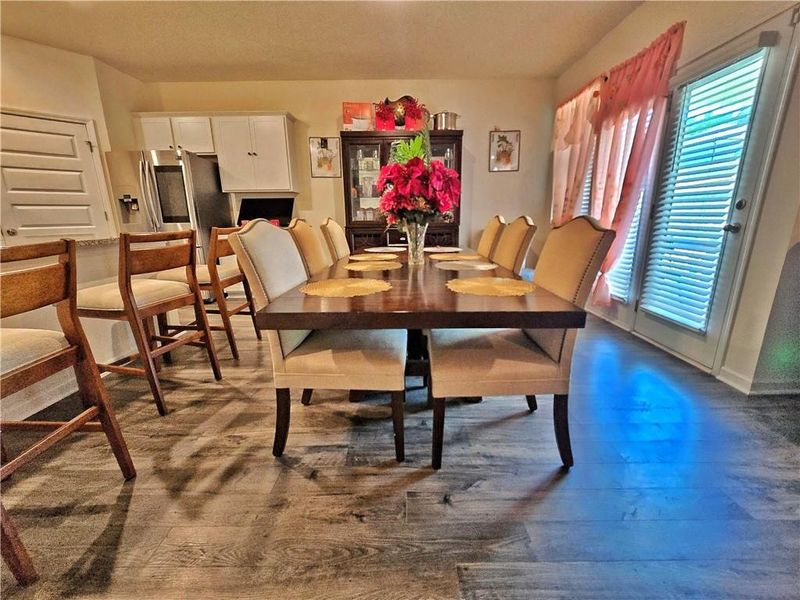 Furnished interior view inside a new home in Oakchase at Hampton, Hampton (Image 10).