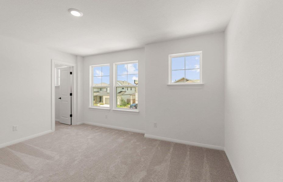 Spacious, unfurnished interior of a new home in Horizon Lake, Leander (Image 27). Spacious, unfurnished interior of a new home in Horizon Lake, Leander (Image 27).