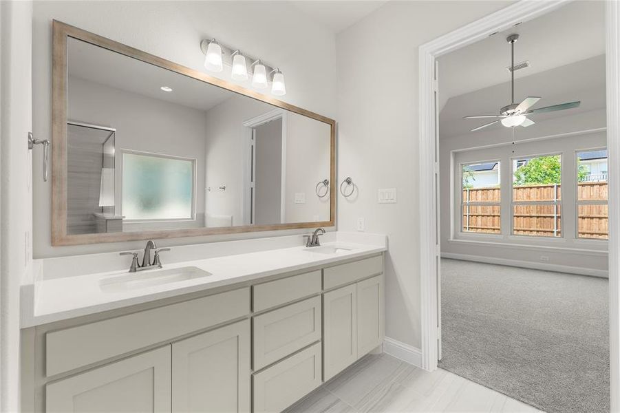 Furnished interior view inside a new home in Lake Shore Village, Rowlett (Image 6).