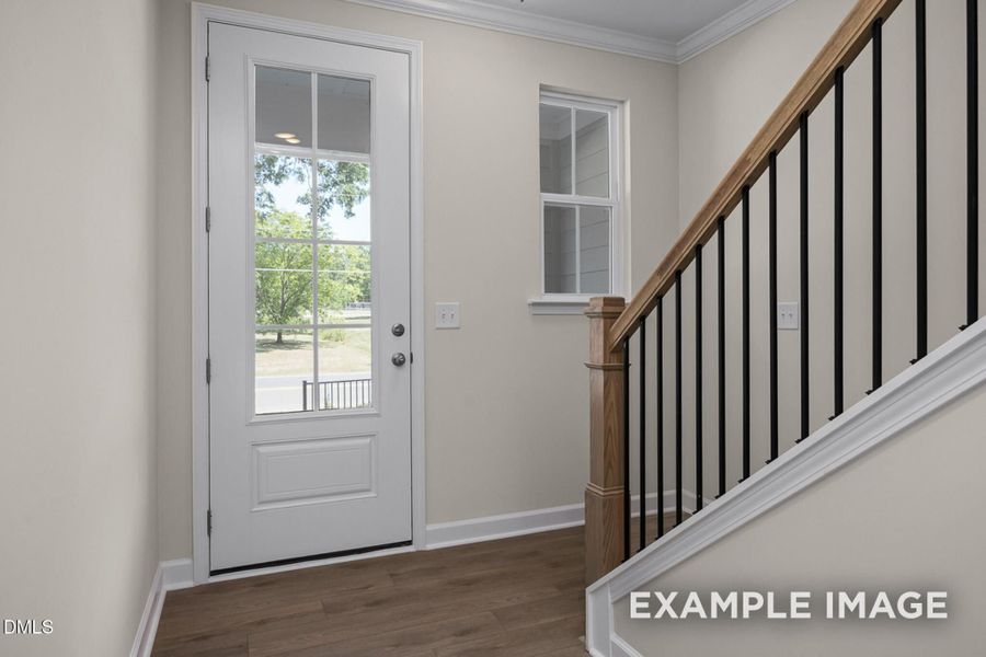 Spacious, unfurnished interior of a new home in Forestville Yard Townhomes, Knightdale (Image 12).