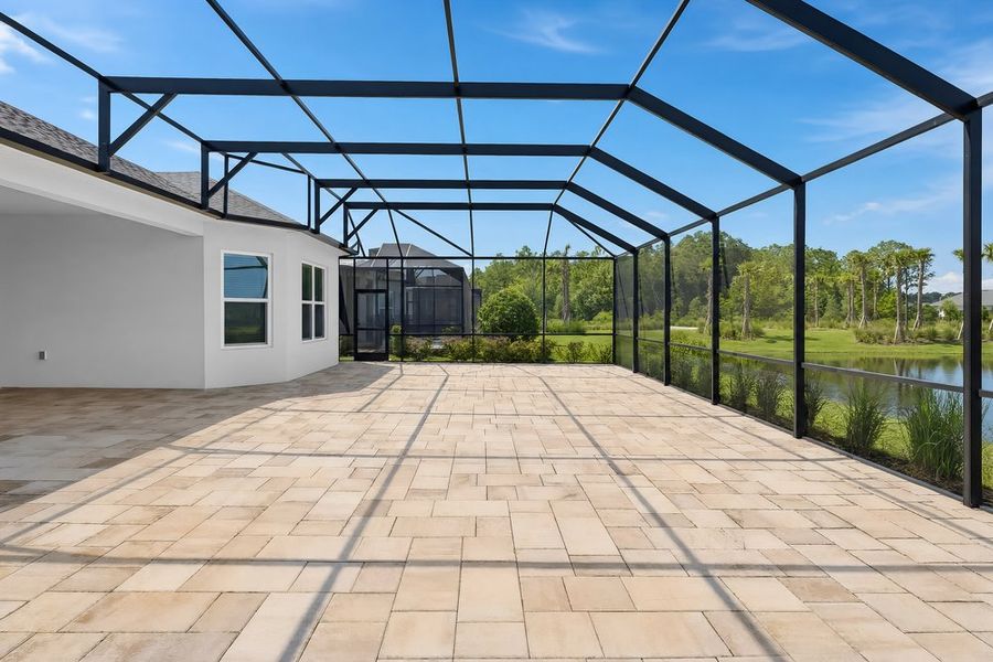 Exterior details and patio area of a home in Westview Community Group Page, Kissimmee (Image 31).