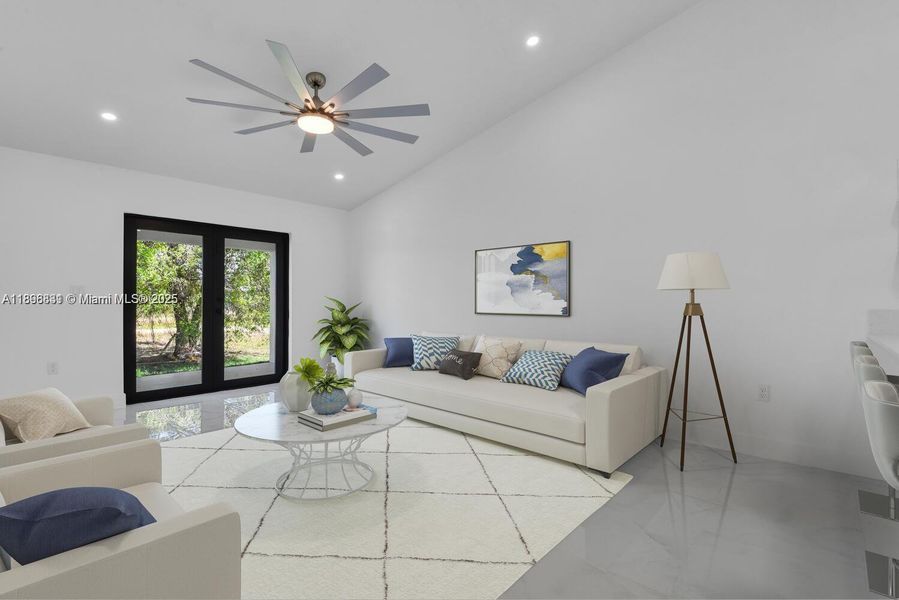 Furnished interior view inside a new home in , Lehigh Acres (Image 7).