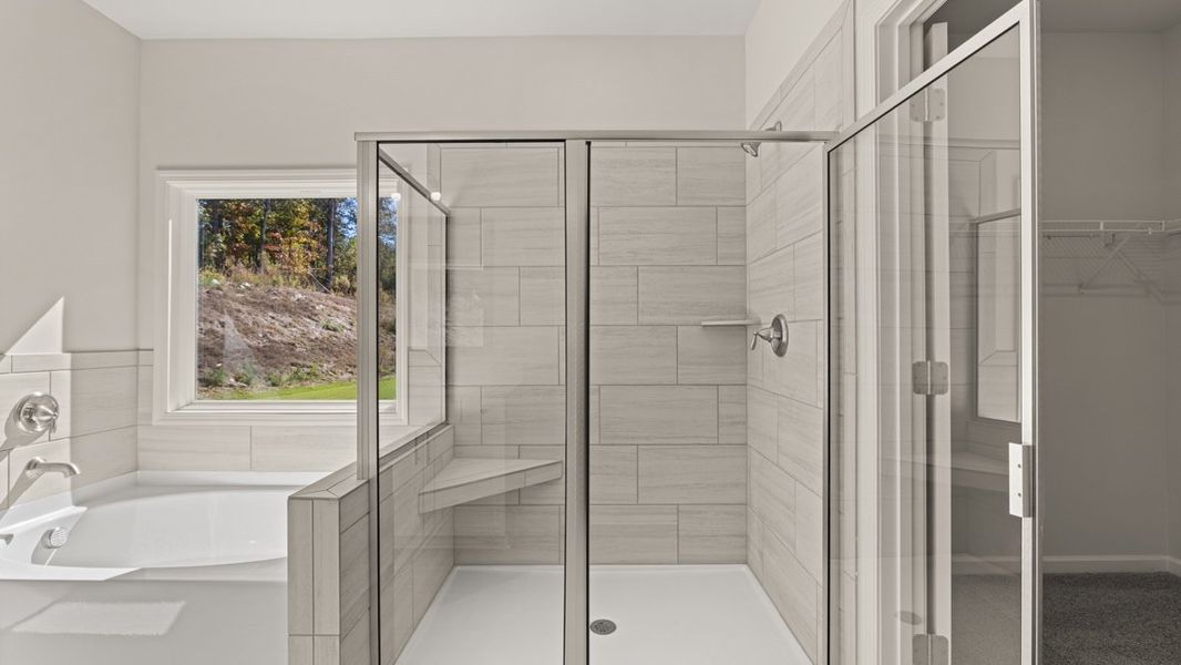 Representative furnished interior of a home built from the WINDSOR by D.R. Horton in Butner Estates, South Fulton (Image 19).
