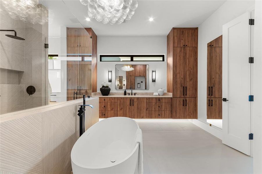 Furnished interior view inside a new home in , Fort Worth (Image 27).