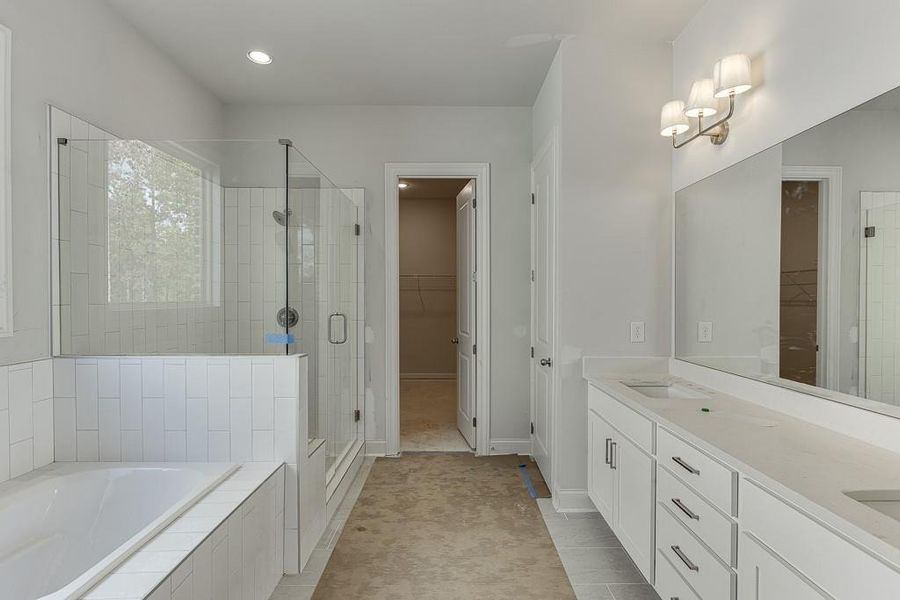 Furnished interior view inside a new home in , Buford (Image 10).