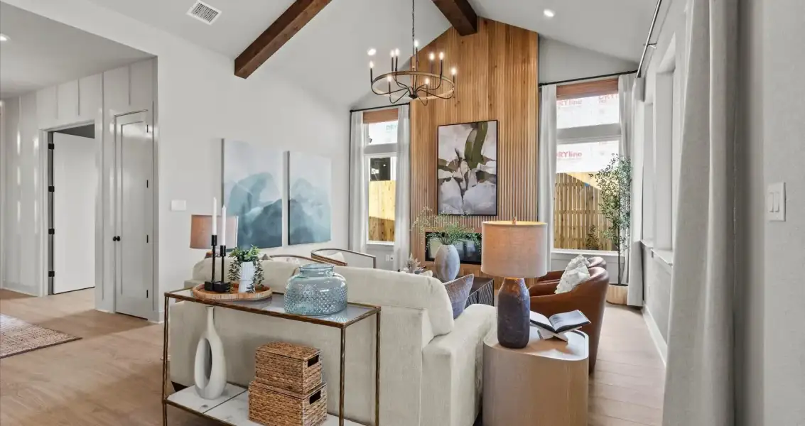 Representative furnished interior of a home built from the Malani by Chesmar Homes in Rio Vista at Kelly Ranch, Aledo (Image 8).