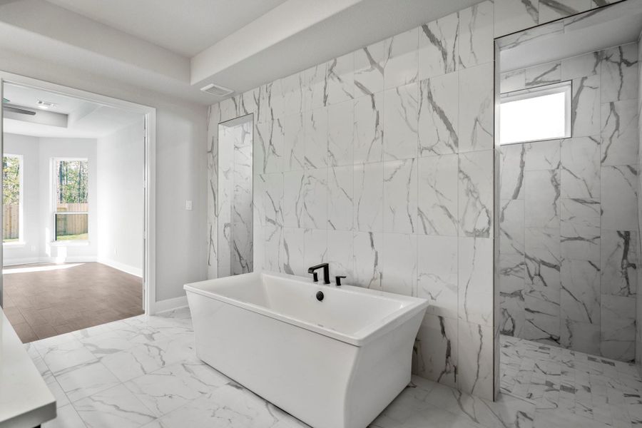 Furnished interior view inside a new home in Artavia 70′ Lots, Conroe (Image 10).