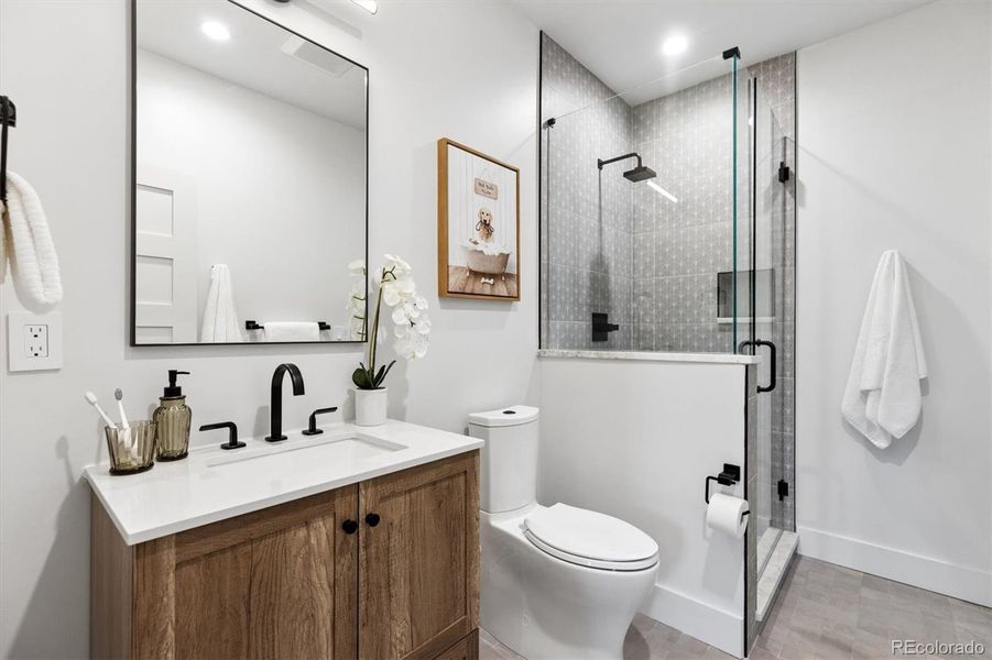 Beautiful basement Jack and Jill bathroom Beautiful basement Jack and Jill bathroom