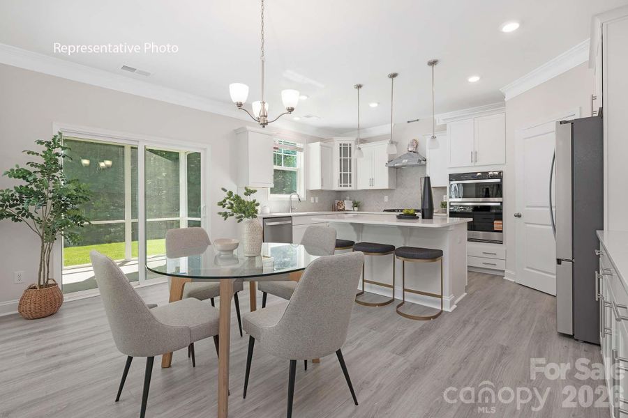 Furnished interior view inside a new home in Sylvan Creek, Denver (Image 7).