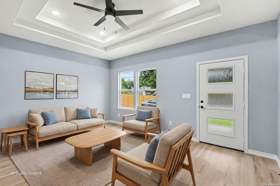 Furnished interior view inside a new home in , San Antonio (Image 5).