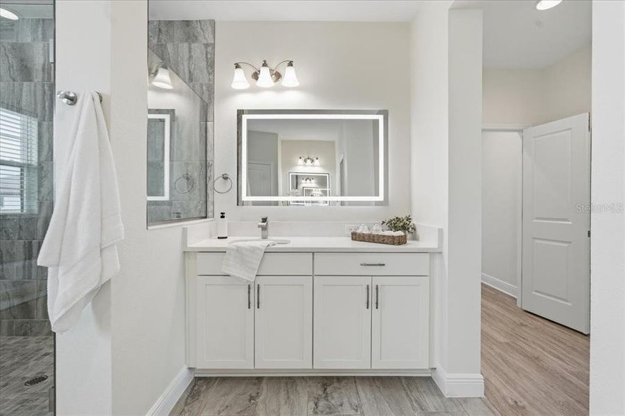 Furnished interior view inside a new home in , San Antonio (Image 33).