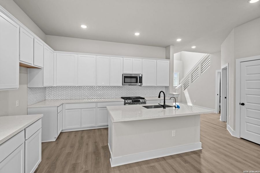 Furnished interior view inside a new home in Stillwater Ranch, San Antonio (Image 3).