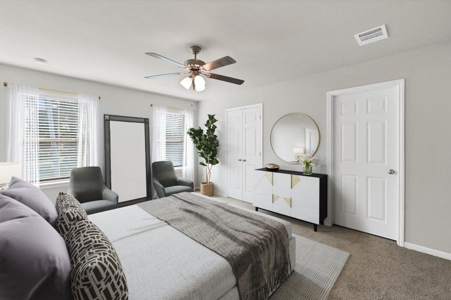 Furnished interior view inside a new home in Rollingbrook Estates, Baytown (Image 8).