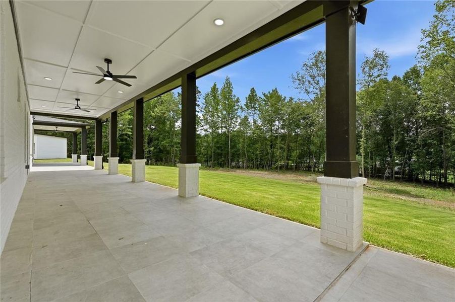 Exterior details and patio area of a home in , Buford (Image 31). Exterior details and patio area of a home in , Buford (Image 31).