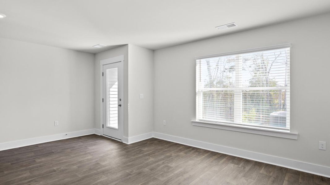 Spacious, unfurnished interior of a new home in Waterside Townhomes, Surf City (Image 16). Spacious, unfurnished interior of a new home in Waterside Townhomes, Surf City (Image 16).
